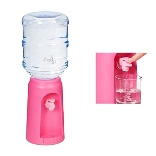 Relaxdays Mini Water Dispenser 4.5L Pink