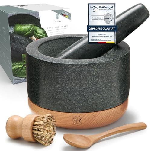 DIEMKER Premium Granite Mortar and Pestle