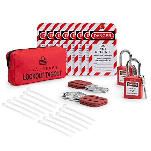 TRADESAFE Lockout Tagout Kit with 2 Locks