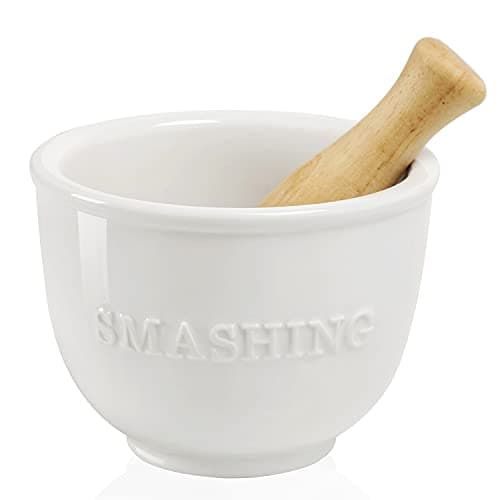 Buyajuju SMASHING 1 Ceramic Mortar and Pestle Set