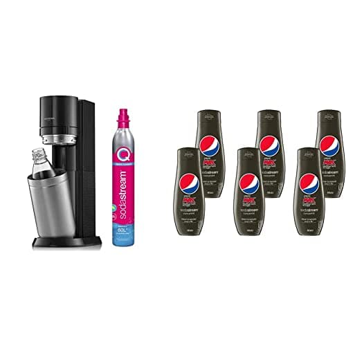 Sodastream Duo Black Sparkling Water Machine Set