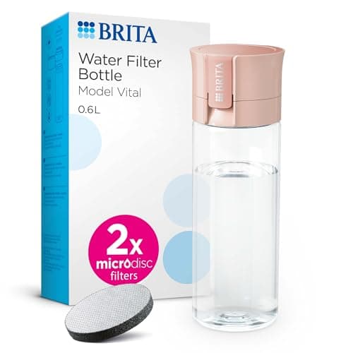 Brita Vital Apricot Water Filter Bottle 0.6L
