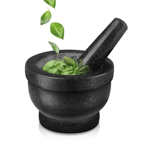 Flexzion Granite Mortar and Pestle Set