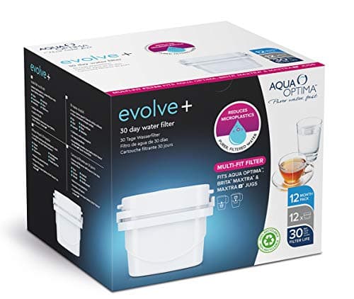 Aqua Optima Evolve+ Water Filter Cartridge 12-Pack