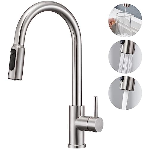 Crea 109376BN 3 Way Kitchen Faucet