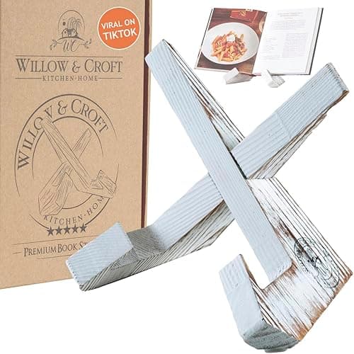 Willow & Croft Rustic Cookbook Holder