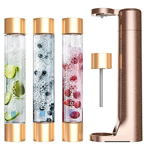 Drinkpod Fizzpod Cognac Soda Maker with 3 Bottles