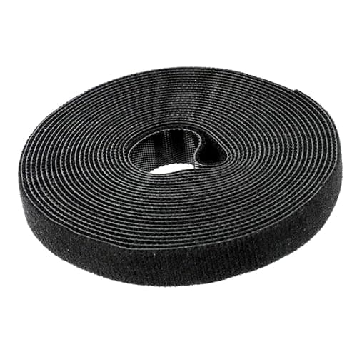 Boulton Hook and Loop Tape 2 Metre Roll Black