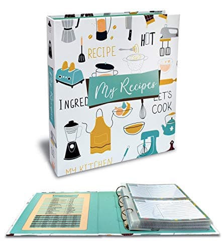 Better Kitchen Products Vintage Kitchen Recipe Binder Set