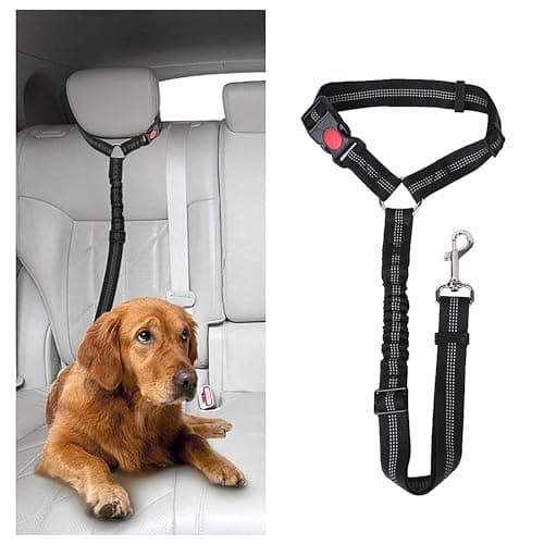 Doetyd Black Adjustable Pet Car Pillow Harness